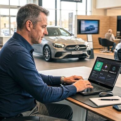 Um mit ihren Websites für KI-Systeme digital sichtbar zu werden, können Händler und Werkstätten eine Reihe von Punkten beachten. (Bild: Gemini / Flash Image 3.1 / KI-generiert)