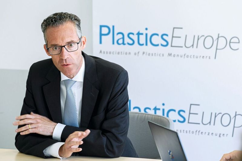 Dr. Michael Zobel, Vorsitzender Plastics Europe Deutschland (PlasticsEurope Deutschland / Ulrik Eichentopf)