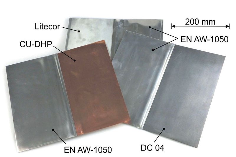 Bild 6: Diverse Beispiele von bereits erfoglreich gefertigten Materialkombinationen , die mithilfe des Magnetimpulsschweißens entstanden sind. (Fraunhofer-IWU)