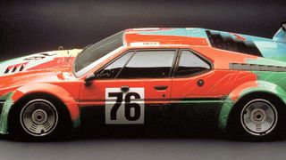Andy Warhol machte die Rennversion des M1 im Jahr 1979 schöner. (Foto: BMW)