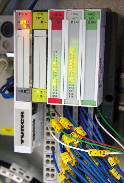 ISW programmed the control of the entire PALC on the BL20 gateway with Codesys. (Photo: Turck)