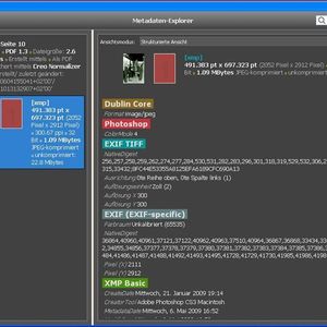 Unternehmensspezifische Metadatenschemata lassen sich mit pdfaPilot automatisch in PDF/A-Dateien einbetten.
