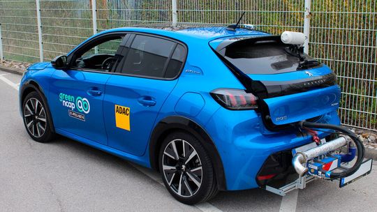 Der Peugeot 208 hat 3 Sterne erhalten.(Bild:  Green NCAP)