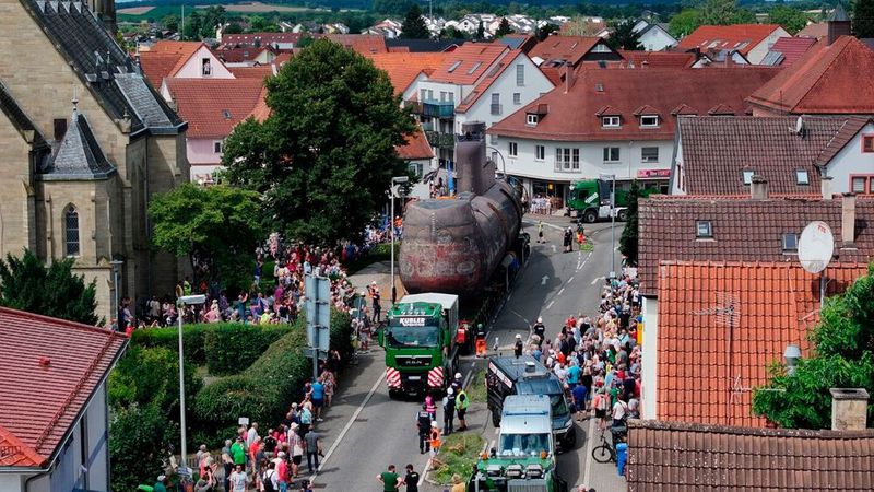 Wer mehr über den abenteuerlichen Tansport von U17 erfahren möchte, dem sei die Website www.technik-museum.de/u17 empfohlen. (Bild: Auto - Technik - Museum e.V.)