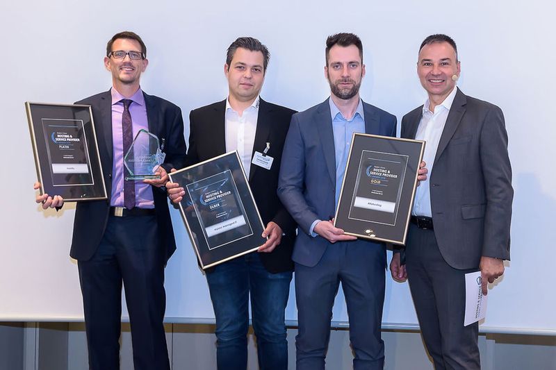 In der Kategorie „Dedicated Server“ haben gewonnen: Manitu (Platin), Alfahosting (Gold) und myLoc managed IT (Silber). (Bild: Marko’s Photography / Marko Kovic)