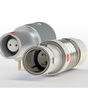 Das S1-Pinlayout der metallischen Push-Pull-Rundsteckverbindern soll die Übertragung von Single Pair Ethernet bis zu 10Gbit/s nach IEC 802.3ch und von Automotive Ethernet-Signalen nach dem Open Alliance Standard TC9 ermöglichen.(Bild:  Yamaichi)