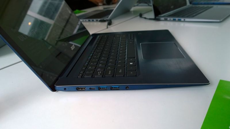 Der USB-C-Port beim Swift 3 beherrscht nur USB 3.1 Gen1 mit fünf GBit/s. (Vogel IT-Medien)