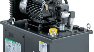 Bild 1: Das neue Aggregat sorgt für energieeffiziente Hydraulik in Werkzeugmaschinen. (Bild: Nachi)