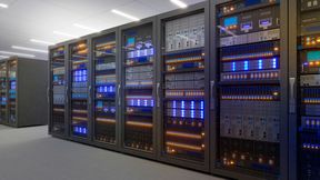 This article describes 12V, 48V, 400V, and 800V rack-level distribution voltage in data centers.  (Source: © oselote - stock.adobe.com)