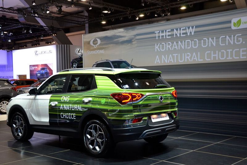 Doch auf dem Brüsseler Autosalon gibt es nicht nur Elektro-, sondern auch Erdgasneuheiten. (Julia Mauritz/»kfz-betrieb«)