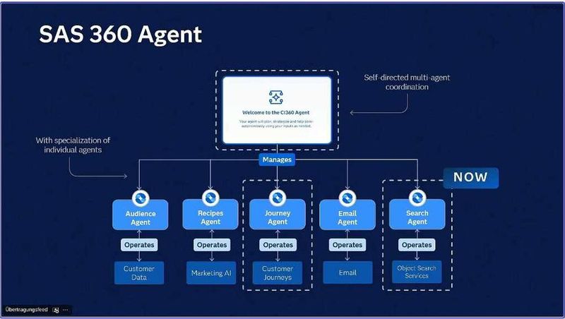 Der SAS 360 Agent soll die Nutzung von KI-Funktionen in Abteilungsprogrammen wie Kundenanalyse erleichtern. (Bild: SAS/Matzer)