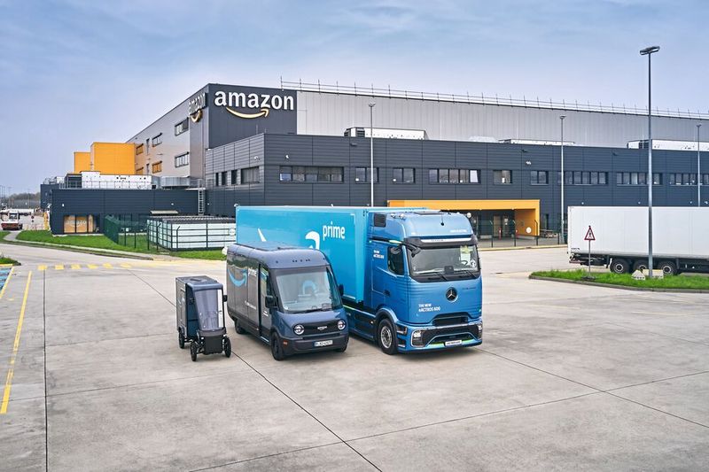 200 vollelektrische eActros 600 kommen bei Amazon im Einsatz. (Amazon)
