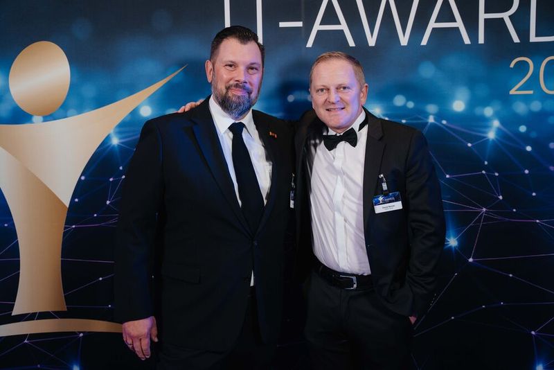 Christian Kast und Daniel Benad, IONOS Cloud. (Bild: Manuel Emme Fotografie)