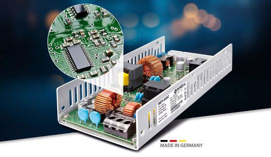 Das lüfterlose DC-ATX-Netzteil BEP-520C Made in Germany liefert 200 Watt Dauerleistung und wurde für den zuverlässigen 24/7-Betrieb in Embedded-PCs, Industrie-Computern und Rugged-Systemen entwickelt. Die neue Conformal-Coating-Option schützt die Elektronik zuverlässig vor Feuchtigkeit, Staub, korrosiven Gasen und aggressiven Chemikalien.(Bild:  Bicker)