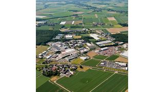 Am Wirtschaftsstandort Mackenstein in Viersen baut Akzo Nobel Deco ein neues rund 10 000 m2 großes Distributionszentrum. (Bild: GMG Viersen)