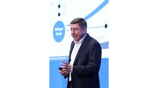 Bilfinger Group CEO Thomas Schulz auf der Bilanzpressekonferenz am 14.02. 2023 (Bild: Bilfinger)