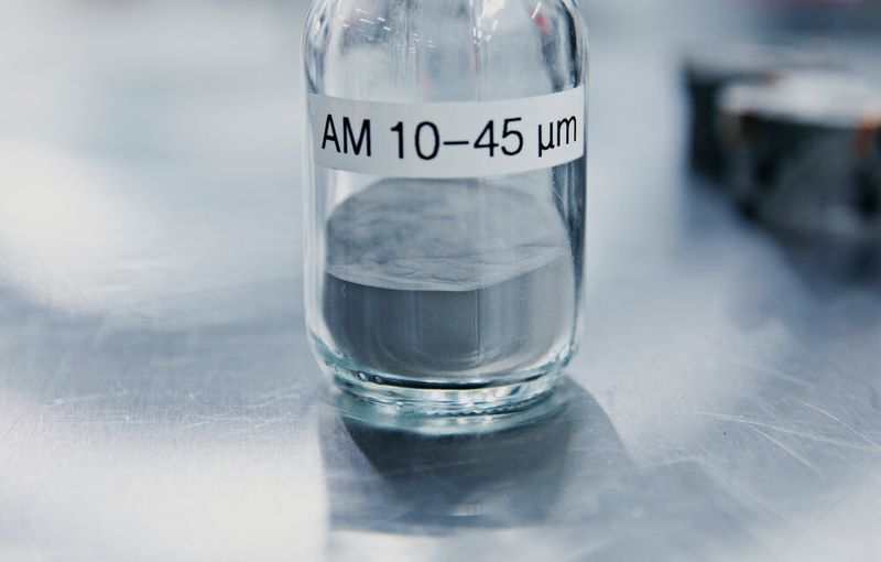 Bild 5: Typische Partikel für den 3D-Metalldruck mit Edelstahl Rostfrei sind zwischen zehn und 63 Mikrometer groß. (Sandvik Additive Manufacturing // Oskar Omne )