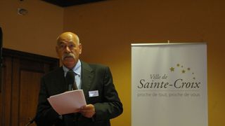 Franklin Thévenaz le dynamique syndic de la commune de Sainte-Croix. (Image: MSM / JR Gonthier)