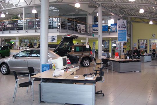 Der Showroom ist geprägt durch Licht und Transparenz. (Archiv: Vogel Business Media)