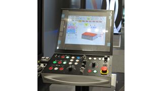 Okamoto's smart iQ control system also functions as an input aid for surface grinding during MAP grinding. The whole process works without requiring extensive programming knowledge, as the manufacturer places great emphasis on self-explanatory graphical representations. (Source: KSKOMM)