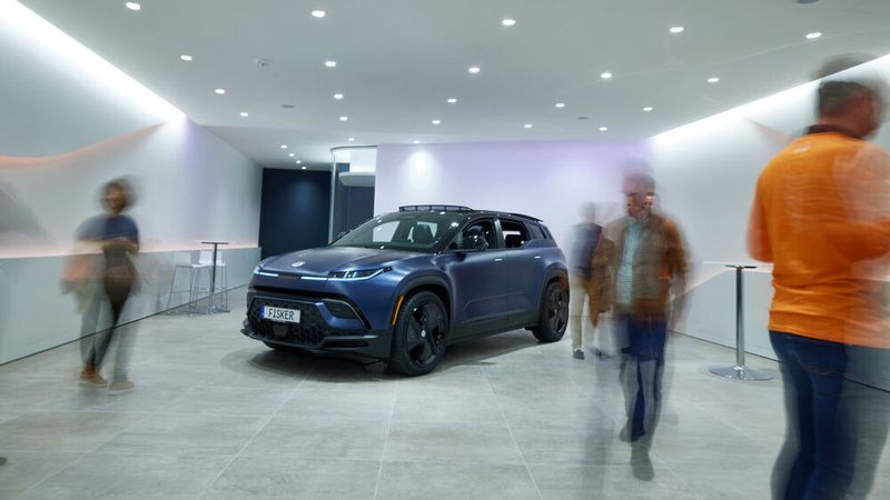 Dort können Kunden künftig den Ocean bewundern, Fiskers erstes Modell. (Bild: Fisker Inc.)