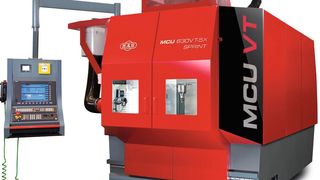 An der Czech Technical University (CTU) in Prag wurde untersucht, wie sich die Energieeffizienz bei Werkzeugmaschinen steigern lässt. Konkrete Messungen wurden an einer MCU630VT-5X der Firma Kovosvit MAS durchgeführt. (Bild: Kovosvit MAS)
