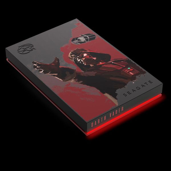 Der Oberschurke Darth Vader ziert zu Recht eine der neuen Seagate-Hard-Disks, hat er doch auch die Herzen der Fans für sich gewonnen. (Bild: Seagate)