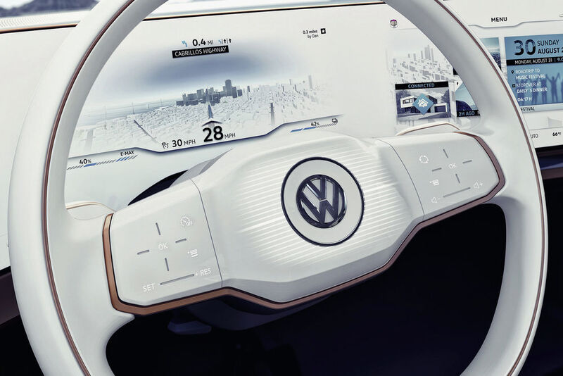 Volkswagen wird auf der CES 2017 wieder Studien zu Anzeige- und Bedienkonzepten zeigen. (Volkswagen)