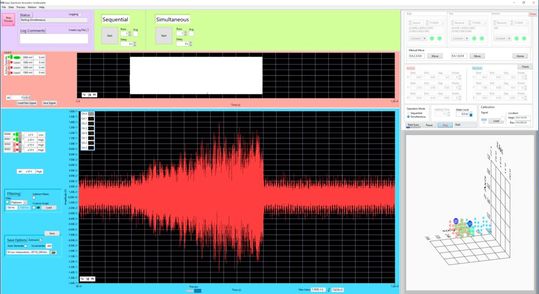Bild 4: Die ESAU-Software erleichtert die Kommunikation mit den Spectrum-Karten und den Roboterarmen.(Bild:  Spectrum Instrumentation)