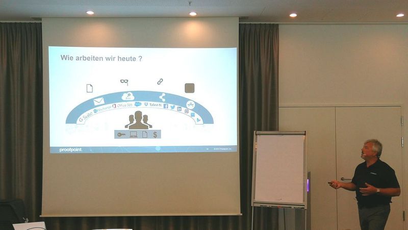 Wie Proofpoint & Palo Alto Networks gemeinsam besseren Schutz vor modernen Cyberbedrohungen bieten war auf der #concloud in Bonn ebenfalls ein Thema. (Vogel IT-Akademie)