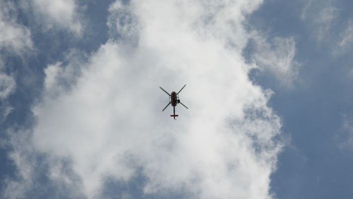 Das VABENE++ echtzeitfähige Kamerasystem (4K System) zur Verkehrsüberwachung wurde auf einem Hubschrauber vom Typ Eurocopter BO 105 erfolgreich getestet. (DLR)