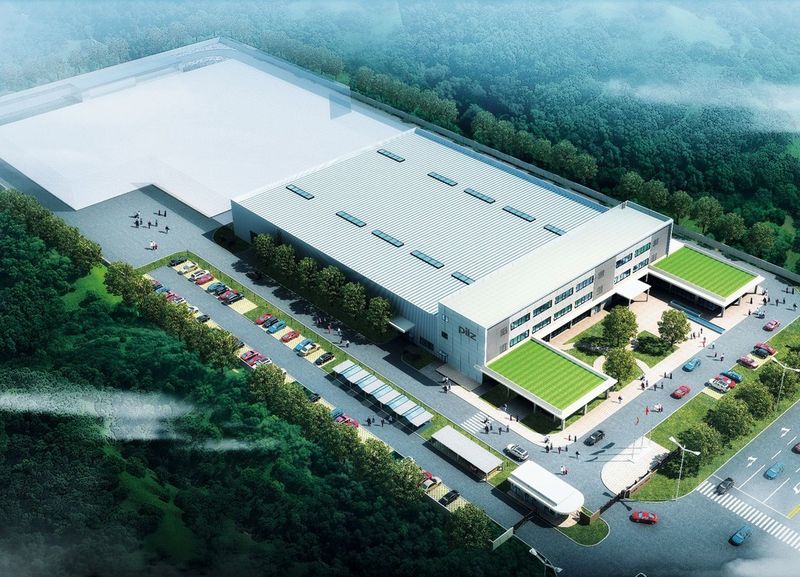 So soll das neue Pilz-Gebäude im chinesischen Jintan einmal aussehen. (Pilz)