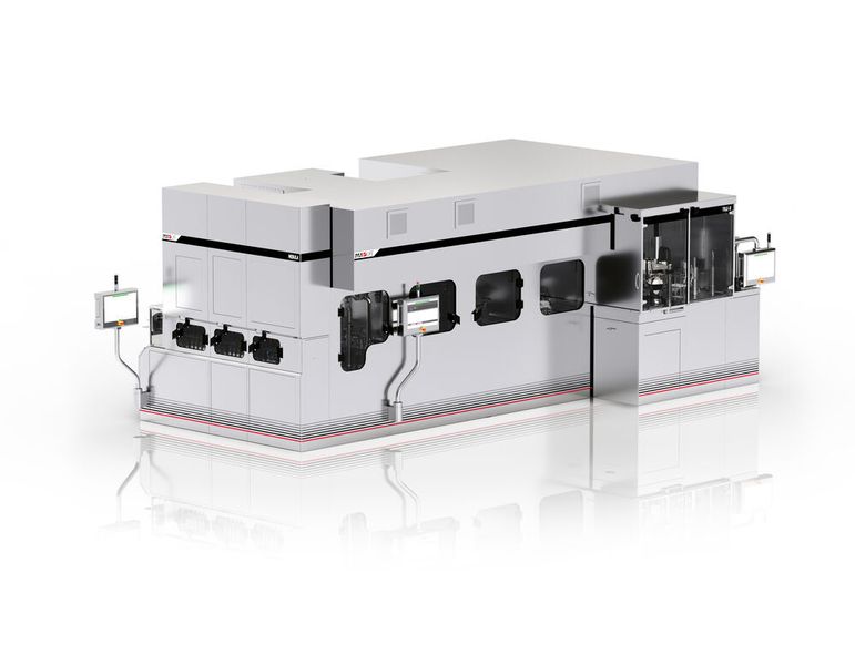 The Tile-X is designed for the aseptic processing of RTU components with the integrated decontamination tunnel Nebula. (Source: Ima)