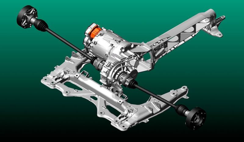 Durch die unter anderem im Projekt „e-Generation“ gesammelten Erfahrungen kann das Fraunhofer LBF Hersteller in allen Phasen des Entwicklungsprozesses, von konzeptionellen und reduzierten 1D-Torsions-Modellen des Antriebsstrangs bis zu vollständigen 3D-Mehrkörpermodellen (s. Bild), begleiten. (Bild: Fraunhofer LBF)