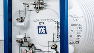 Ein Tankcontainer von Marine Service zur Versorgung von Schiffen mit Flüssigerdgas (LNG) . (Bild: Marine Service)