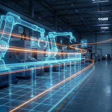 Wir zeigen fünf aktuelle Neuheiten für die virtuelle Inbetriebnahme – vom KI-Copiloten über smarte Browser-Tools bis zur tiefen SPS-Integration.  (Bild: © Design Store – stock.adobe.com_KI-generiert)