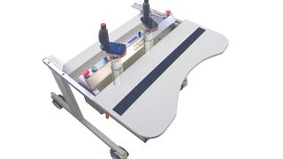 In Kombination mit dem Planetengetriebe Performax 52.2 von Zeitlauf unterstützt der Armtrainer „Bi-Manu-Track“ eine schnelle Verbesserung der motorischen Funktionen. (Zeitlauf) (Archiv: Vogel Business Media)