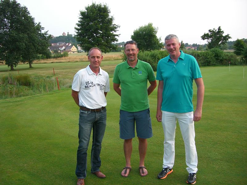 (v. l.) Jürgen Ibisch, Citrix, Marcus Jaekel, NetApp und Christoph Rütten Sophos (Andrea Mannhardt (Telesales & Marketing))