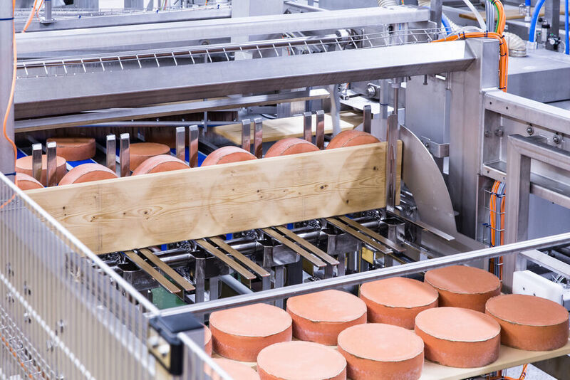 Das Unternehmen Kaesaro entwickelt und produziert Käsekeller-Roboter in Verbindung mit Anlagen der Intralogistik. (Kaesaro)