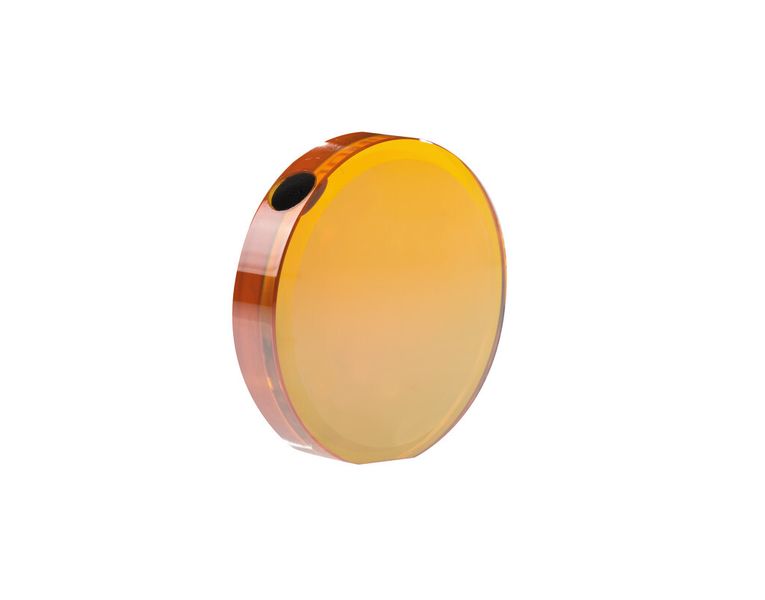 Linse mit Chip: Dank RFID-Chip kann die nun intelligente Linse auf Anfrage der Zustandsüberwachungssensorik «Lens­Line» melden, wann sie gereinigt werden muss. (Bild: Trumpf)