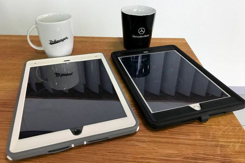 Für die Direktannahme gibt es jeweils eine markenspezifische Tabletlösung.  (Orth)
