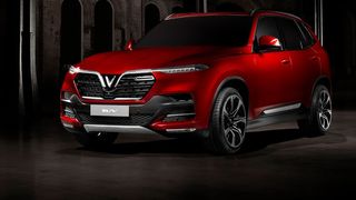 Vinfast präsentiert auf dem Pariser Autosalon neben seinem neuen SUV auch die Limousine names Sedan. (Vinfast)
