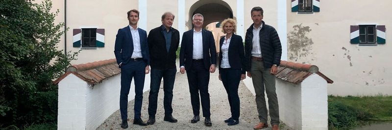 (von links nach rechts): Sven Matzelsberger, Jürgen Eichhöfer, André Kudra, Veronika Lindner, Martin Weber