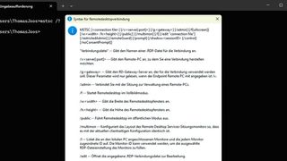 mstswc erlaubt diverse Parameter und ist daher vergleichsweise flexibel inutzbar.  (Bild: Thomas Joos)