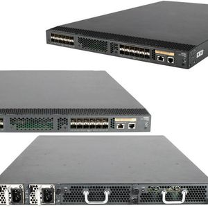 Hier sind die jüngsten HP-Switch-Modelle „5920AF 24 XG“, die der Hersteller zur Interop vorgestellt hat und die in die „Flex“-Architektur von HP passen. Bild: HP