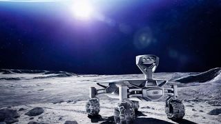 Acht Kilogramm Gewicht hat er verloren, gleichzeitig an Audi e-tron Power zugelegt: Der Rover „Audi lunar quattro“ ist nach umfangreichen Tests bereit, eines der schwierigsten Terrains überhaupt, den Mond, zu erkunden.  (Audi)