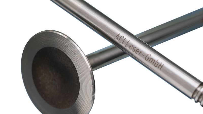 Lasergravur auf Metall. (Bild: ACI Laser)