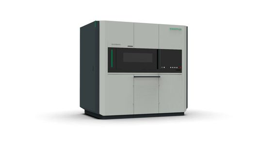 (Premiere auf der Automatica: Ein innovatives Anlagenkonzept für Multimaterial-3D-Druck ermöglicht innovative Materialkombinationen aus Keramik und Metall. Bild: Schaeffler)