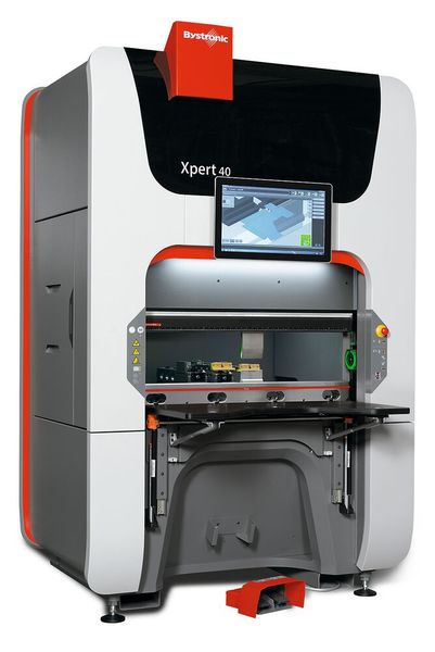 Klein und vielseitig ist die neue Abkantpresse Xpert 40 von Bystronic. (Bild: Bystronic)