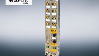 Als Schnittstelle zur Sicherheitssteuerung ermöglicht der IO-Link Safety Master PDP67 IOLS von Pilz die bidirektionale Kommunikation bis in die Feldebene. (Bild: Pilz)